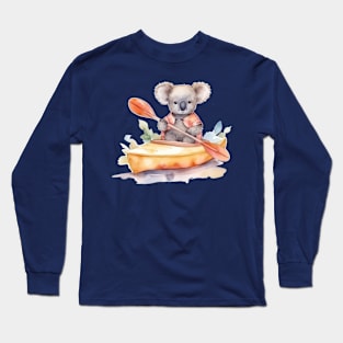 kayaking koala Long Sleeve T-Shirt